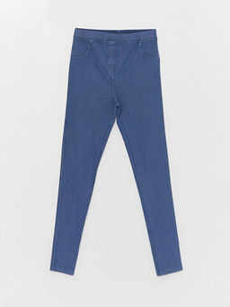 Beli Lastikli Basic K?z ?ocuk Tayt Pantolon