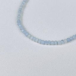 Браслет из Голубого агата 17 см +