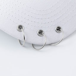 Кепка женская с кольцами, белая, р-р 56