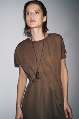 ZW COLLECTION PLEATED MIDI DRESS - Zara фото 33