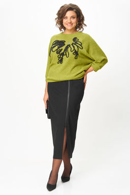 Костюм Michel Chic 1407 салатовый, черный