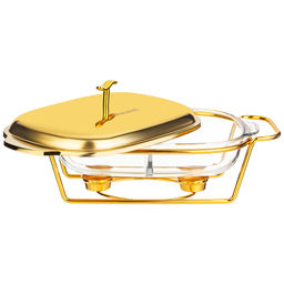 МАРМИТ AGNESS ПРЯМОУГ 2 ОТСЕКА GOLD 2,45L фото 3