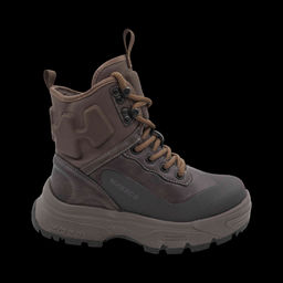 Ботинки на меху ХМ1131-3-2 коричневые - Микаса фото 2