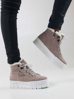 Ботинки EDART 243.212131 w. каменный замша/шерсть - Ed'art фото 7