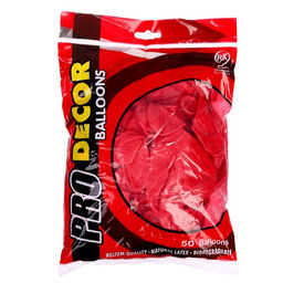 Воздушные шары латексные 12" Сердце, 50 шт., красные