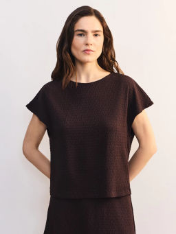 Футболка оверсайз из трикотажа ZR2605013421-27 / Zarina