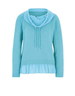 Пуловер, бирюзовый - Linea tesini фото 2