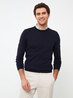 Bisiklet Yaka Erkek Triko Kazak