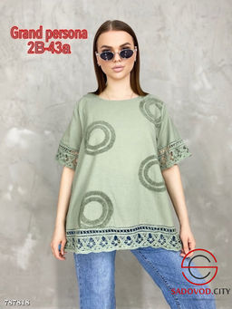 Женская хлопковая блузка