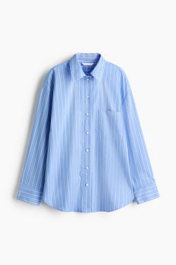 Camisa oversize de popelina
