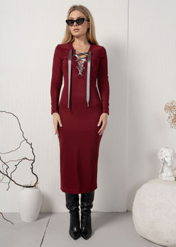 Платье AMORI 9819 вишня  фото 2