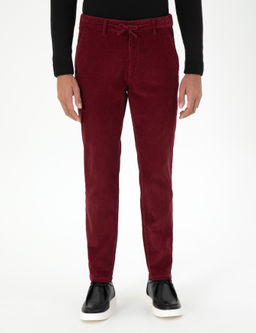 Bordo Carrot Fit Kanvas Pantolon - Pierre cardin фото 2