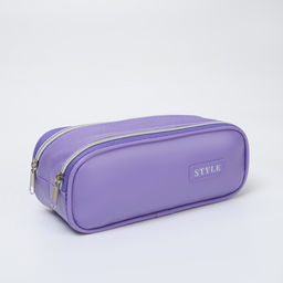 Косметичка-пенал на молнии с отделами, Style, фиолетовая
