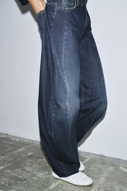 ZW COLLECTION BARREL MID-WAIST JEANS - Zara фото 2