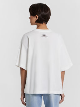 Футболка женская белая с принтом Пейзаж, И. Машков - Mark formelle фото 4