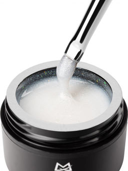 Manita Professional Гель моделирующий для ногтей с хлопьями юки / Builder Gel Moonlight №01, 15 мл