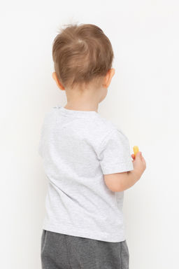 Crockid _ КР 302628/св.серый меланж к516 фуфайка д/мал яс