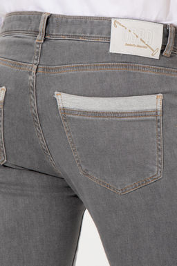 Erkek Gri Jean Pantolon