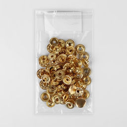 Цена за 20 шт. Кнопка установочная, Омега, d = 15 мм, цвет золотой - Simaland фото 4