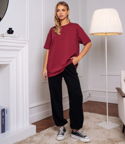 Футболка #КТ1 (22)-2, бордовый