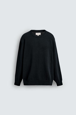 REGULAR FIT COTTON SWEATER - Zara фото 7