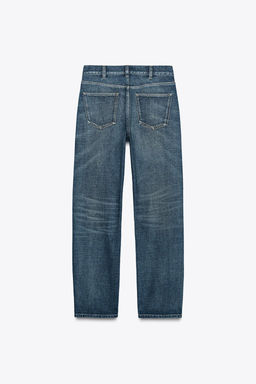 ZW COLLECTION RELAXED FIT MID-RISE JEANS - Zara фото 5
