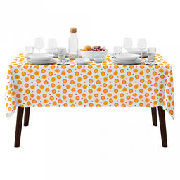 "Солнечная" Скатерть 200х145см, длина стола до 160см, на 6-8 персон, хлопок "Премиум" 186г/м2, "Домашняя мода" (Россия)