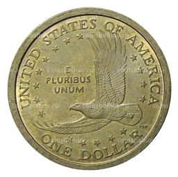Монета 1 доллар 2000 года P США Сакагавея  Парящий Орел