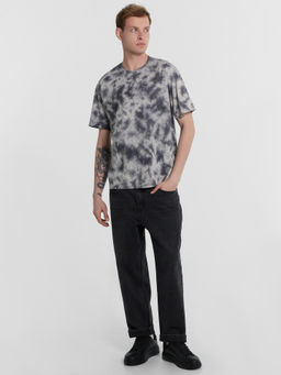 Футболка мужская серая с эффектом фаст-дай Фаст Дай на графите 111858 - Mark formelle фото 3