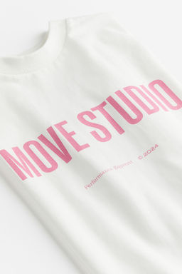 Camiseta de deporte cropped en DryMove - H&m фото 6