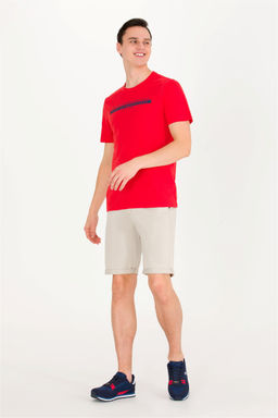 U. S. Polo Assn Мужская красная футболка с круглым вырезом - U.s. polo assn фото 10