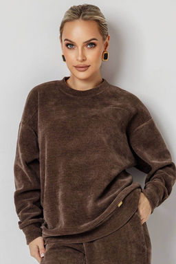 Блузка женская 4465В/10/Коричневый