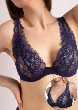 БЮСТГАЛЬТЕР Milavitsa 124920/G66 кобальт/нюд