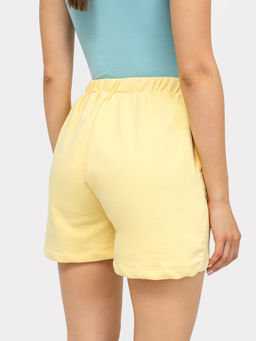 Свободные шорты мини в жёлтом цвете - Mark formelle фото 3