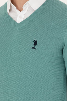U. S. Polo Assn Мужской мятный базовый свитер Неожиданная скидка в корзине - U.s. polo assn фото 21