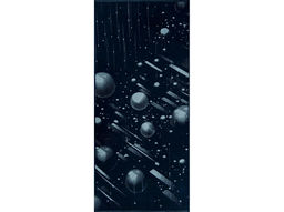 6с102.411ж1 Брызги (т.синий) Полотенце махровое 67х150см