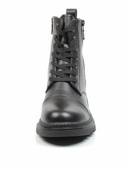 01-5257-1 BLACK Ботинки демисезонные (натуральная кожа, байка) - No name фото 11