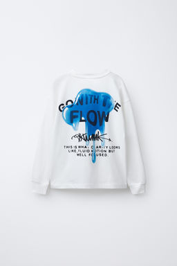 TEAR DROP PRINT T-SHIRT - Zara фото 2