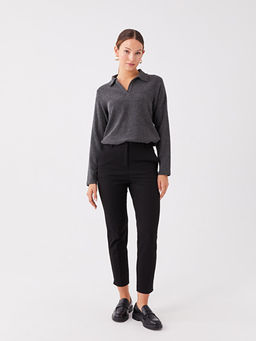 Kad?n Dar Fit D?z Pantolon