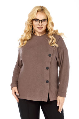 Джемпер Элль стиль 2428-Р кофе