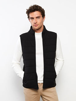 Standart Kal?p Dik Yaka Erkek Yelek