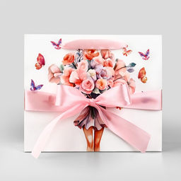 Цена за 2 шт. Пакет ламинированный с лентой Расцветай, ML 27?11.5?23 см