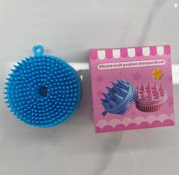 Цена за 3 шт. Щетка для вычесывания шерсти двухстороняя "Счастливый хвост!", цвет розовый, 8*4см (коробка)