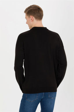 U. S. Polo Assn Мужской черный трикотаж с воротником-поло - U.s. polo assn фото 11