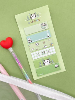 Стикеры "Panda life", green