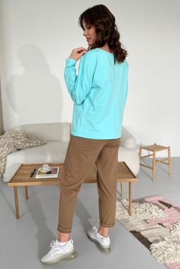 Джемпер Rumoda 2112 бирюза  фото 3