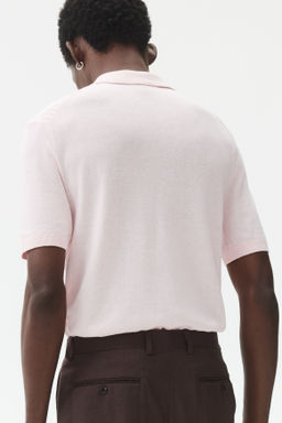 Polo en punto trenzado Slim Fit - H&m фото 7