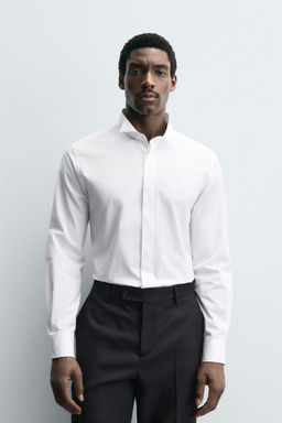 BOW TIE COLLAR SHIRT - Zara фото 2