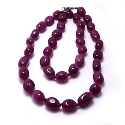 Бусы из камня Сливовый агат Индиго дарует исполнение желаний