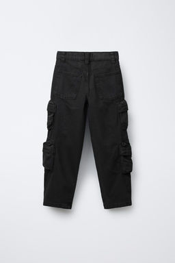 WIDE-LEG MULTICARGO TROUSERS - Zara фото 3